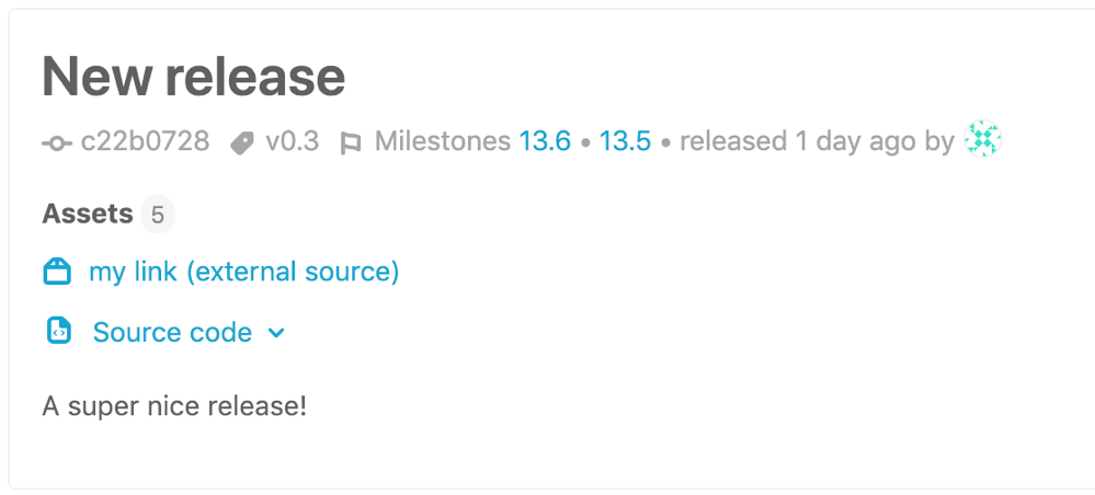 Associate milestones with a release