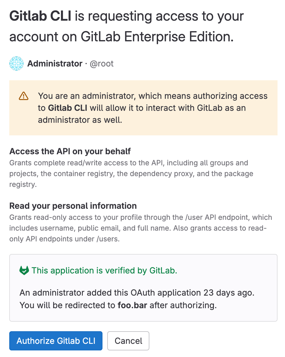 OAuth authorization screen improvements