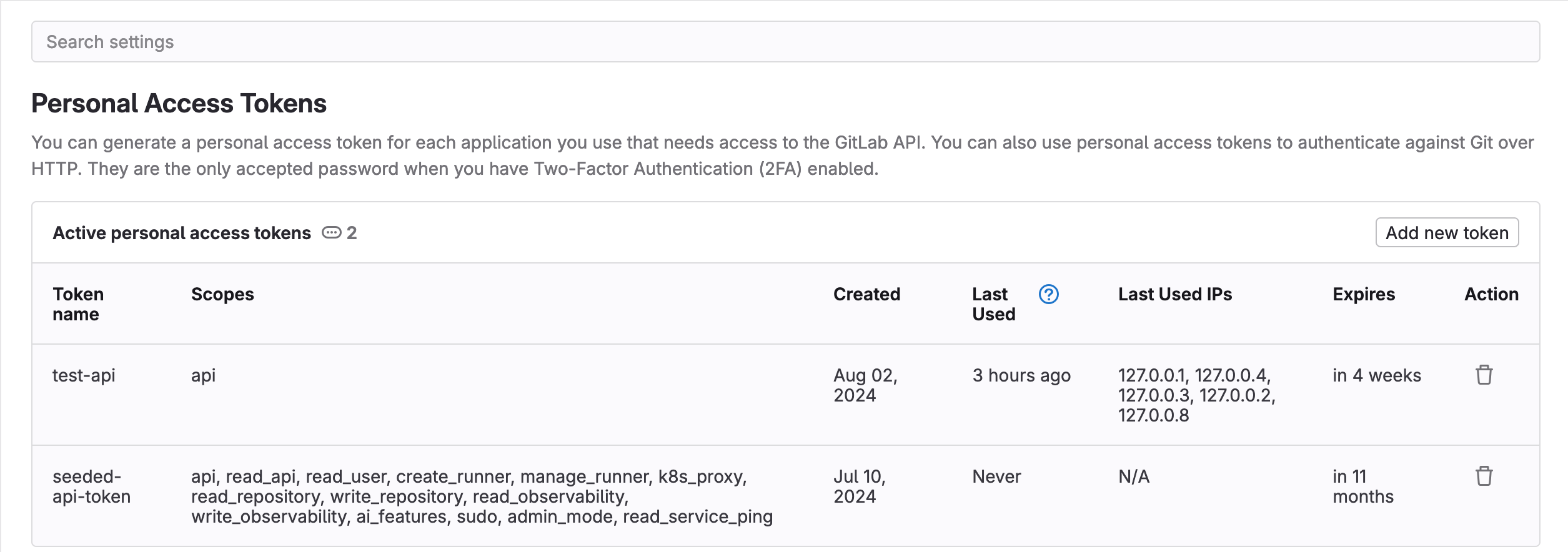 View access token IP addresses